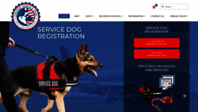 What Unitedservicedog.com website looked like in 2019 (4 years ago)