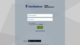 What Uhcreportingtool.com website looked like in 2019 (4 years ago)