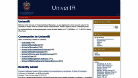 What Univendspace.univen.ac.za website looked like in 2019 (4 years ago)