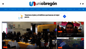 What Uniobregon.com website looked like in 2019 (4 years ago)