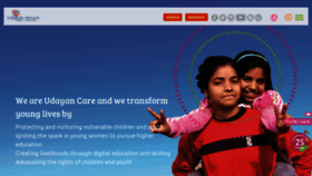 What Udayancare.org website looked like in 2019 (4 years ago)