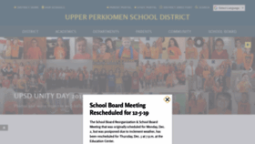 What Upsd.org website looked like in 2019 (4 years ago)