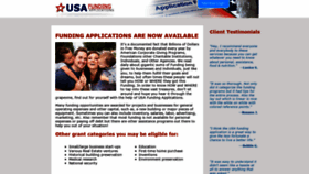 What Usafundingapplications.org website looked like in 2019 (4 years ago)