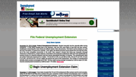 What Unemployment-extension.org website looked like in 2019 (4 years ago)