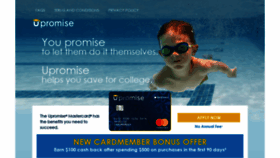 What Upromisemastercard.com website looked like in 2019 (4 years ago)