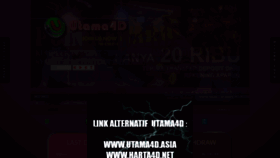 What Utama4d.net website looked like in 2019 (4 years ago)