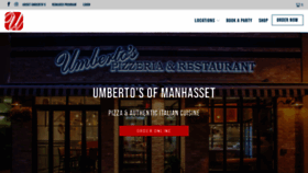 What Umbertosmanhasset.com website looked like in 2019 (4 years ago)