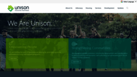 What Unisonhp.org website looked like in 2019 (5 years ago)