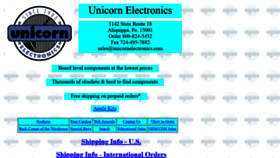 What Unicornelectronics.com website looked like in 2019 (4 years ago)