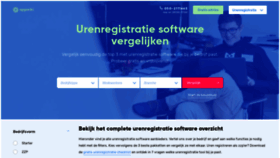 What Urenregistratiesoftware-vergelijken.nl website looked like in 2019 (4 years ago)