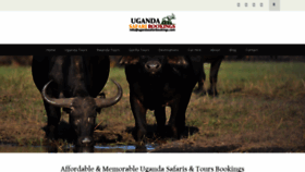 What Ugandasafaribookings.com website looked like in 2019 (4 years ago)