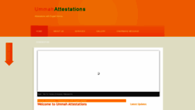 What Ummahattestations.com website looked like in 2019 (4 years ago)