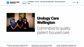 What Urologycarewellington.co.nz website looked like in 2019 (4 years ago)