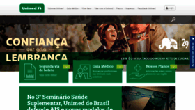 What Unimed.coop.br website looked like in 2019 (4 years ago)