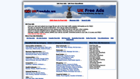 What Ukfreeads.ws website looked like in 2019 (4 years ago)