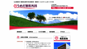What Umeda-seikei.com website looked like in 2019 (4 years ago)