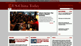 What Uschina.usc.edu website looked like in 2019 (4 years ago)