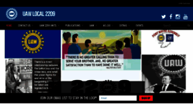 What Uaw2209.org website looked like in 2019 (4 years ago)