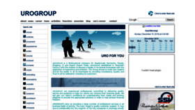 What Urogroup.com website looked like in 2019 (4 years ago)