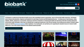 What Ukbiobank.ac.uk website looked like in 2019 (4 years ago)