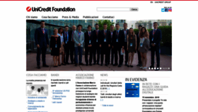 What Unicreditfoundation.org website looked like in 2019 (6 years ago)