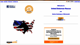 What Uniteddobermanrescue.org website looked like in 2019 (4 years ago)