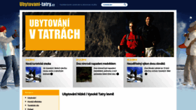 What Ubytovani-tatry.cz website looked like in 2019 (4 years ago)