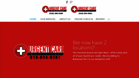What Urgentcaremuskogee.com website looked like in 2019 (4 years ago)