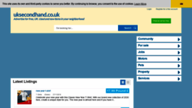 What Uksecondhand.co.uk website looked like in 2019 (4 years ago)