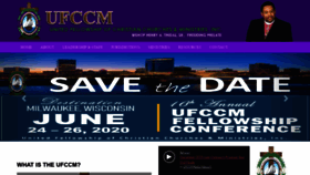 What Ufccm.org website looked like in 2019 (4 years ago)