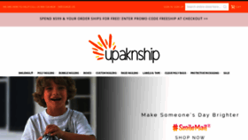 What Upaknship.com website looked like in 2019 (4 years ago)