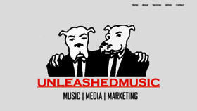 What Unleashedmusic.com website looked like in 2019 (4 years ago)