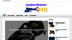 What Underwaterscooterhq.com website looked like in 2019 (4 years ago)
