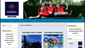 What Ugsel-bretagne.org website looked like in 2019 (4 years ago)