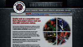 What Ubcmillwrights.org website looked like in 2019 (4 years ago)