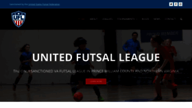 What Unitedfutsalleague.net website looked like in 2019 (4 years ago)