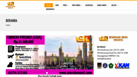 What Umrohresmi.com website looked like in 2019 (4 years ago)