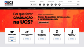 What Ucs.br website looked like in 2019 (4 years ago)