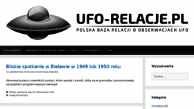 What Ufo-relacje.pl website looked like in 2019 (4 years ago)