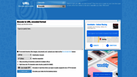What Urlencoder.org website looked like in 2019 (5 years ago)