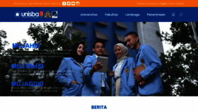 What Unisba.ac.id website looked like in 2019 (4 years ago)
