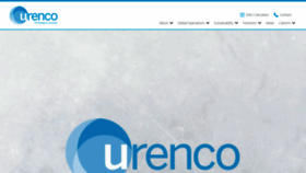 What Urenco.com website looked like in 2019 (4 years ago)