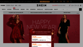 What Us.shein.com website looked like in 2020 (4 years ago)