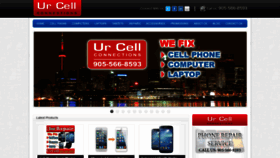 What Urcell.ca website looked like in 2020 (4 years ago)