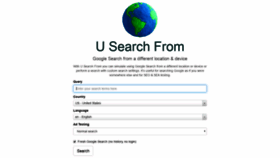 What Usearchfrom.com website looked like in 2020 (4 years ago)