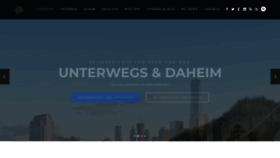 What Unterwegsunddaheim.de website looked like in 2020 (4 years ago)