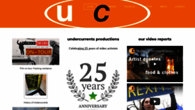 What Undercurrents.org website looked like in 2020 (4 years ago)