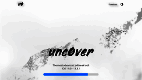 What Unc0ver.vip website looked like in 2020 (5 years ago)