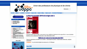 What Udppc.asso.fr website looked like in 2020 (4 years ago)