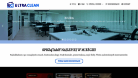 What Ultra-clean.pl website looked like in 2020 (4 years ago)